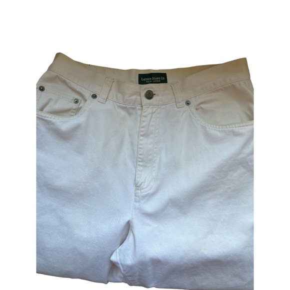 Lauren Jeans Co. cream pants size 8 - Picture 1 of 4